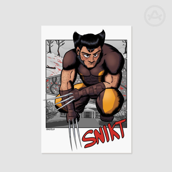Wolverine A4 Print