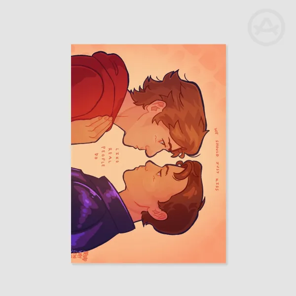 Whizzvin "like real people do" art print
