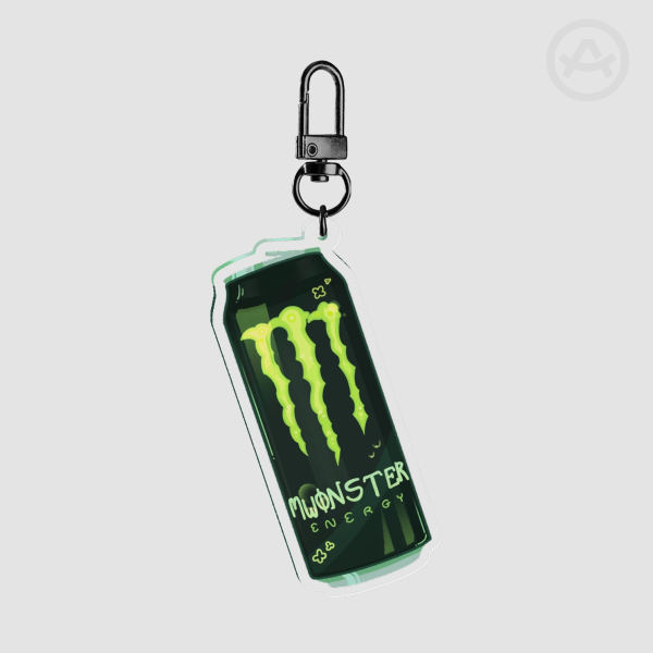 Monster Energy Acrylic Keychain