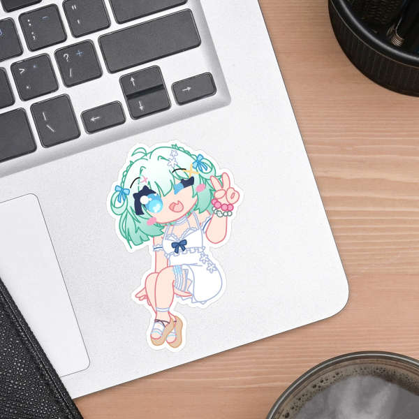 Mint Fantome Summer Outfit Sticker