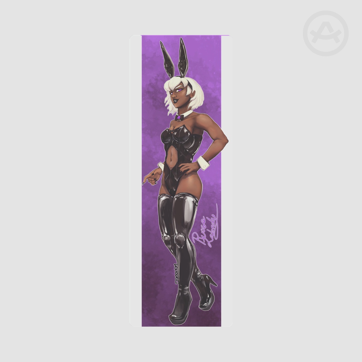 Bunny Rose Bookmark