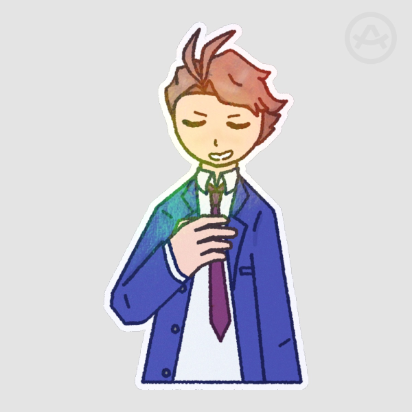Kotaro (Digimon Ghost Game) Holo Sticker