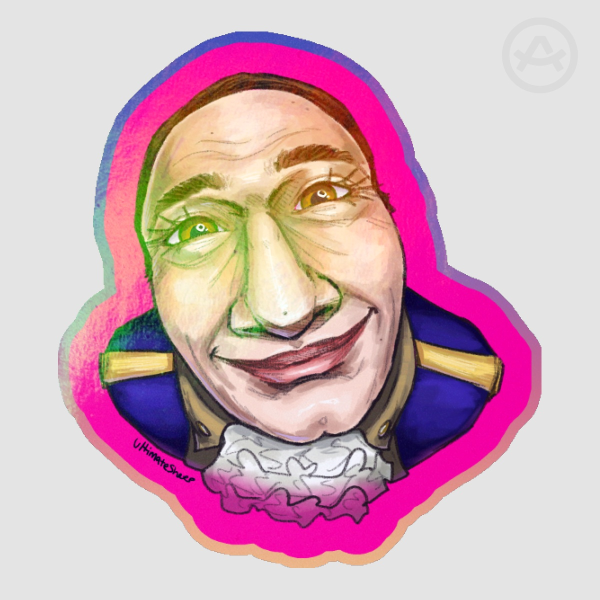 Ghosts CBS Silly Isaac Holographic Sticker