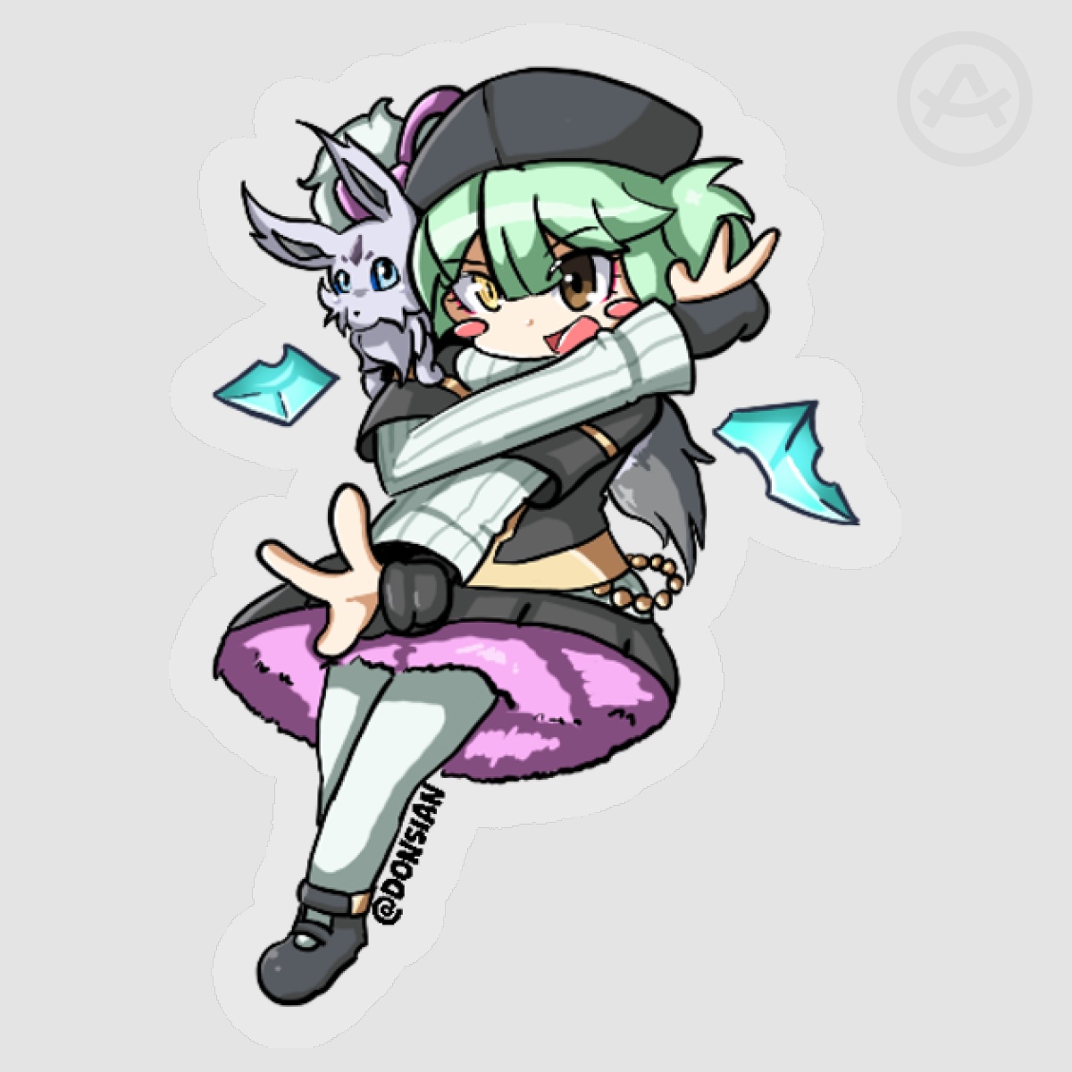Lunursine: Yuna Sticker