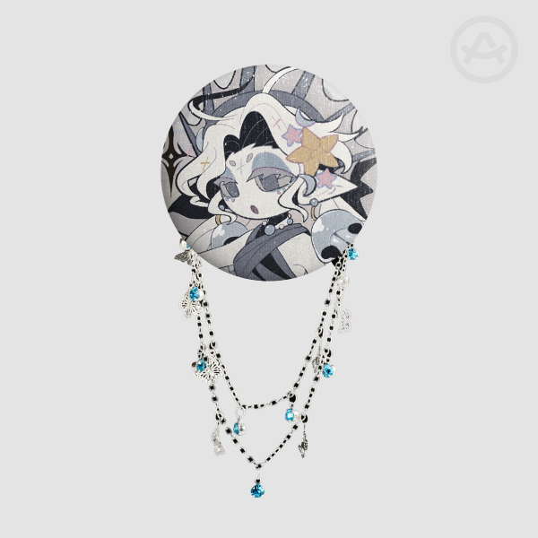Jellyfish Badge With Chain