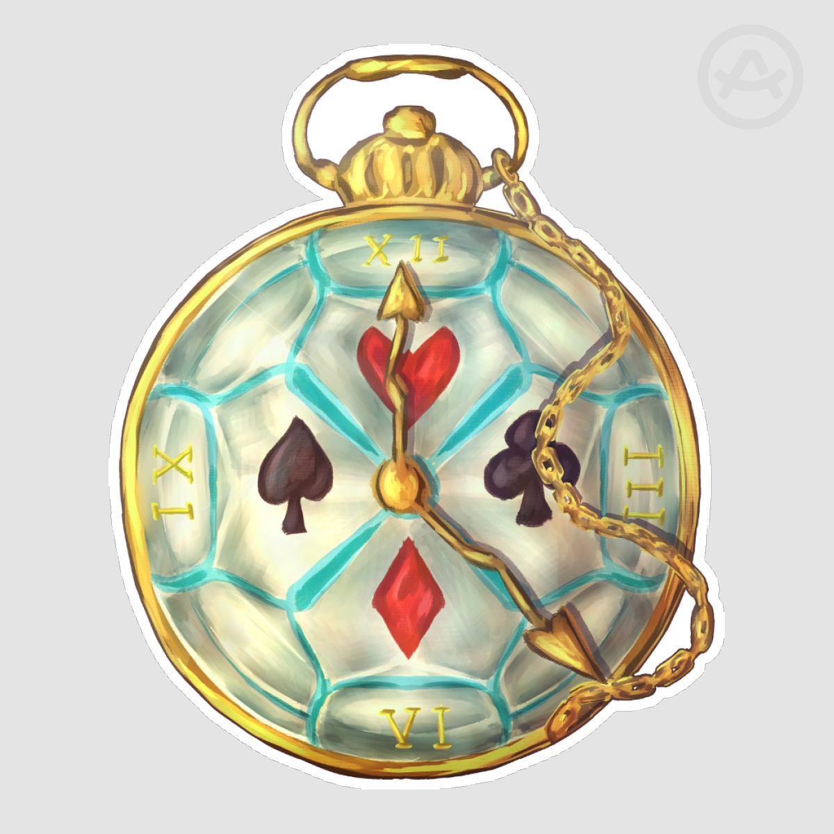 Pocketwatch Sticker