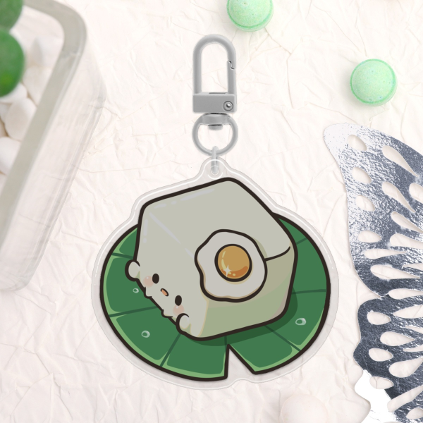 Epoxy Acrylic Keychains - Tofu