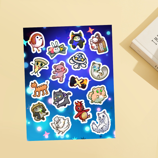 Holostars JP Mascots Sticker Sheet