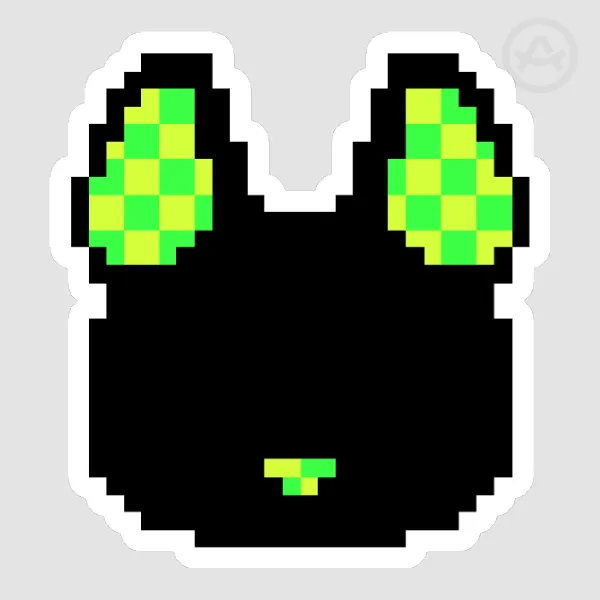 blackcatstore Vinyl Sticker