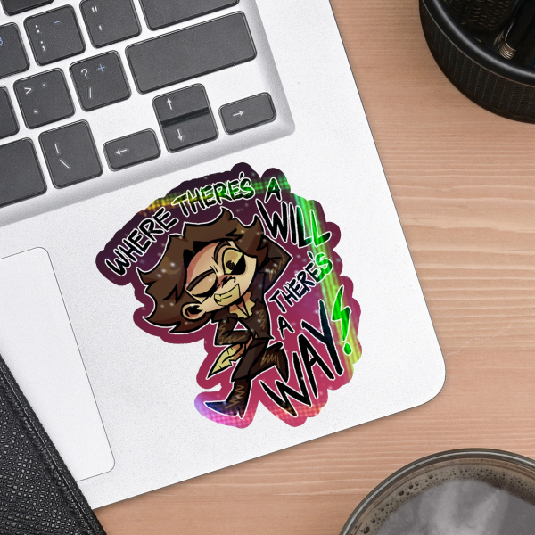 William Shakespeare “Willpower” Sticker