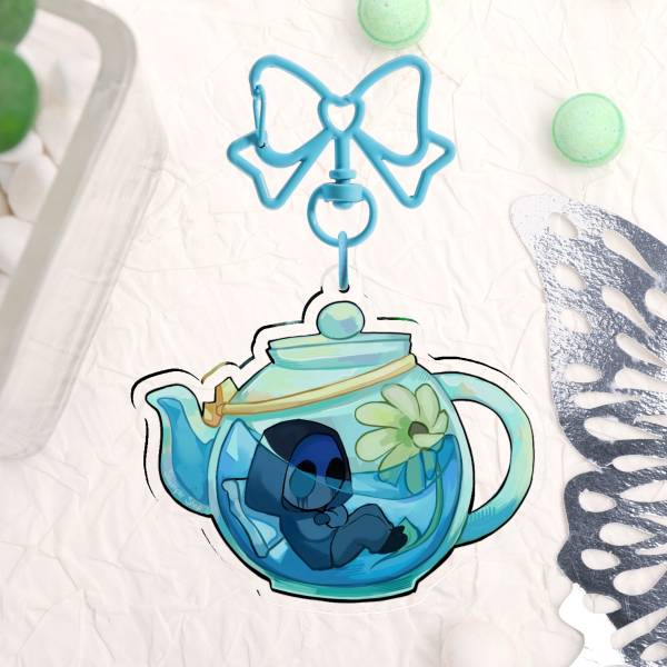 Eyeless Jack Tea Keychain