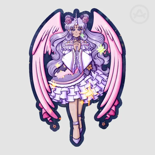 Clair Glitter Sticker