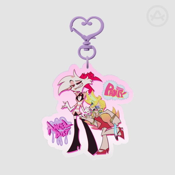Angel Dust & Panty - Acrylic Keychain