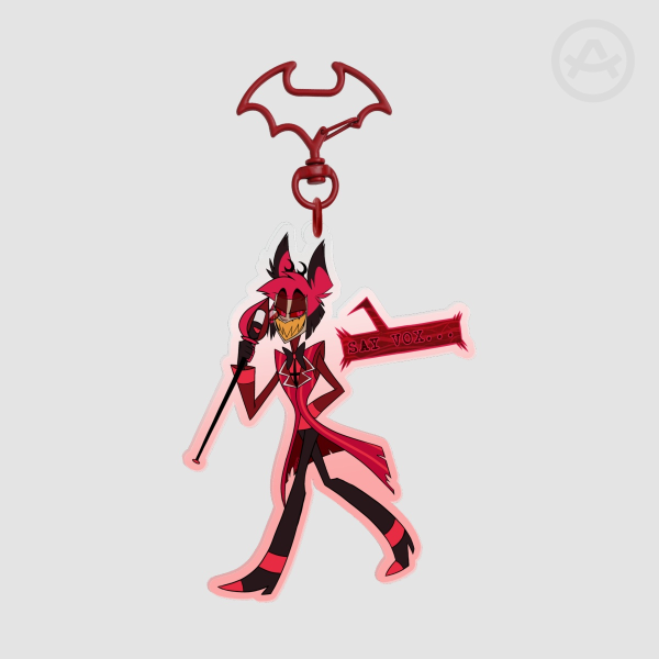 Alastor "Say Vox.." Acrylic Keychains