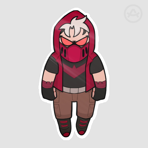 Dangling Jason sticker