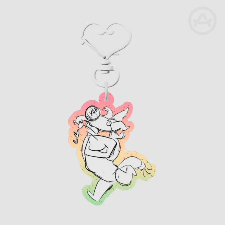 Tenna Kidnap YCH Keychain