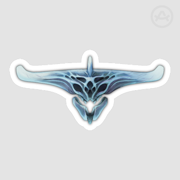 Ghost Leviathan Subnautica Sticker