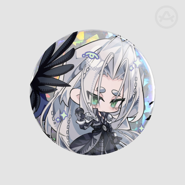 Sephiroth ☆ Holographic Badges