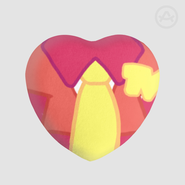 Heart Shape plush tenna suit:)