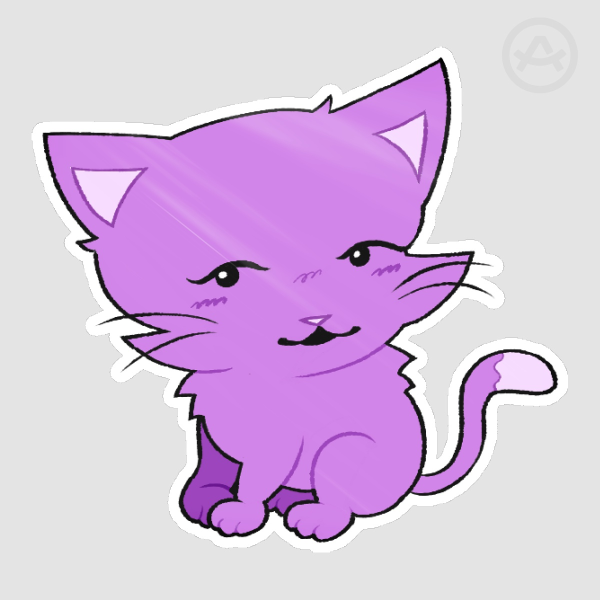 Rose Catlonde Glossy Die Cut Sticker