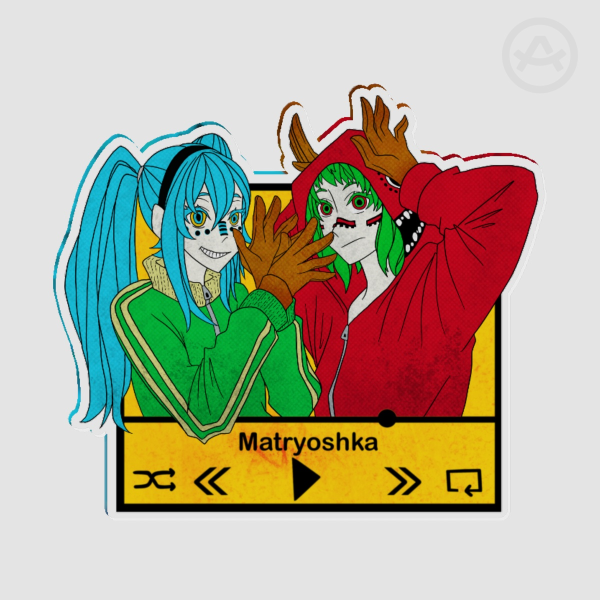 Vocaloid||Matryoshka Acrylic Pin