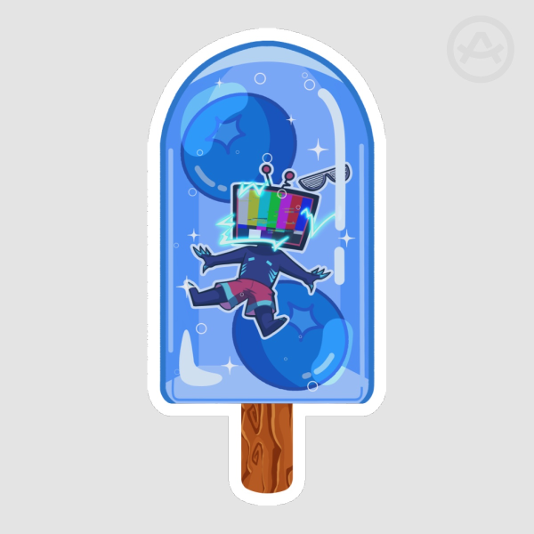 Vox Popsicle Die Cut Sticker