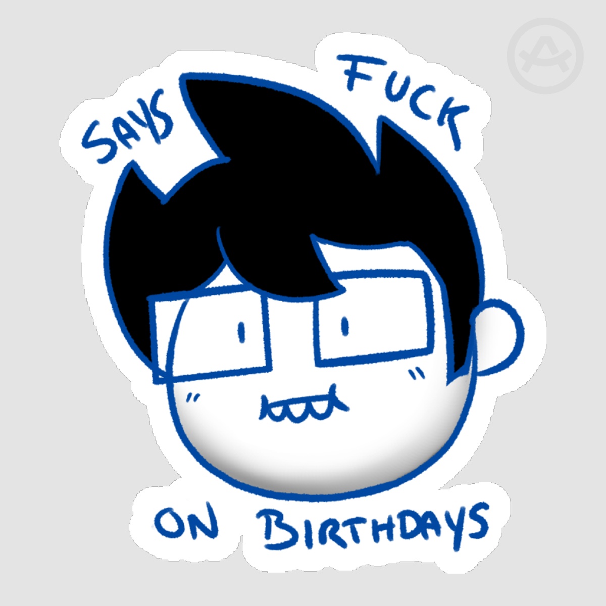 John :ɪ Sticker