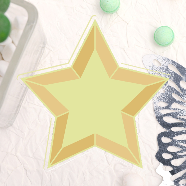 Anarchy Star Acrylic Pin