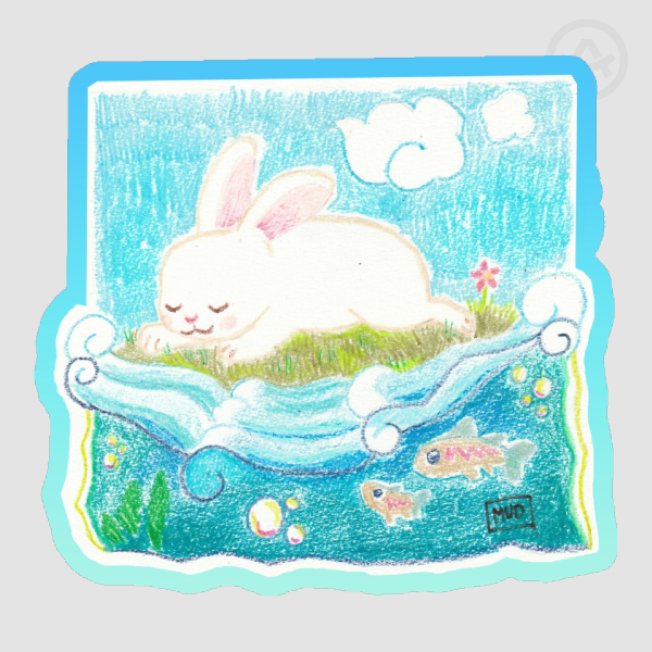 Bunny by the river