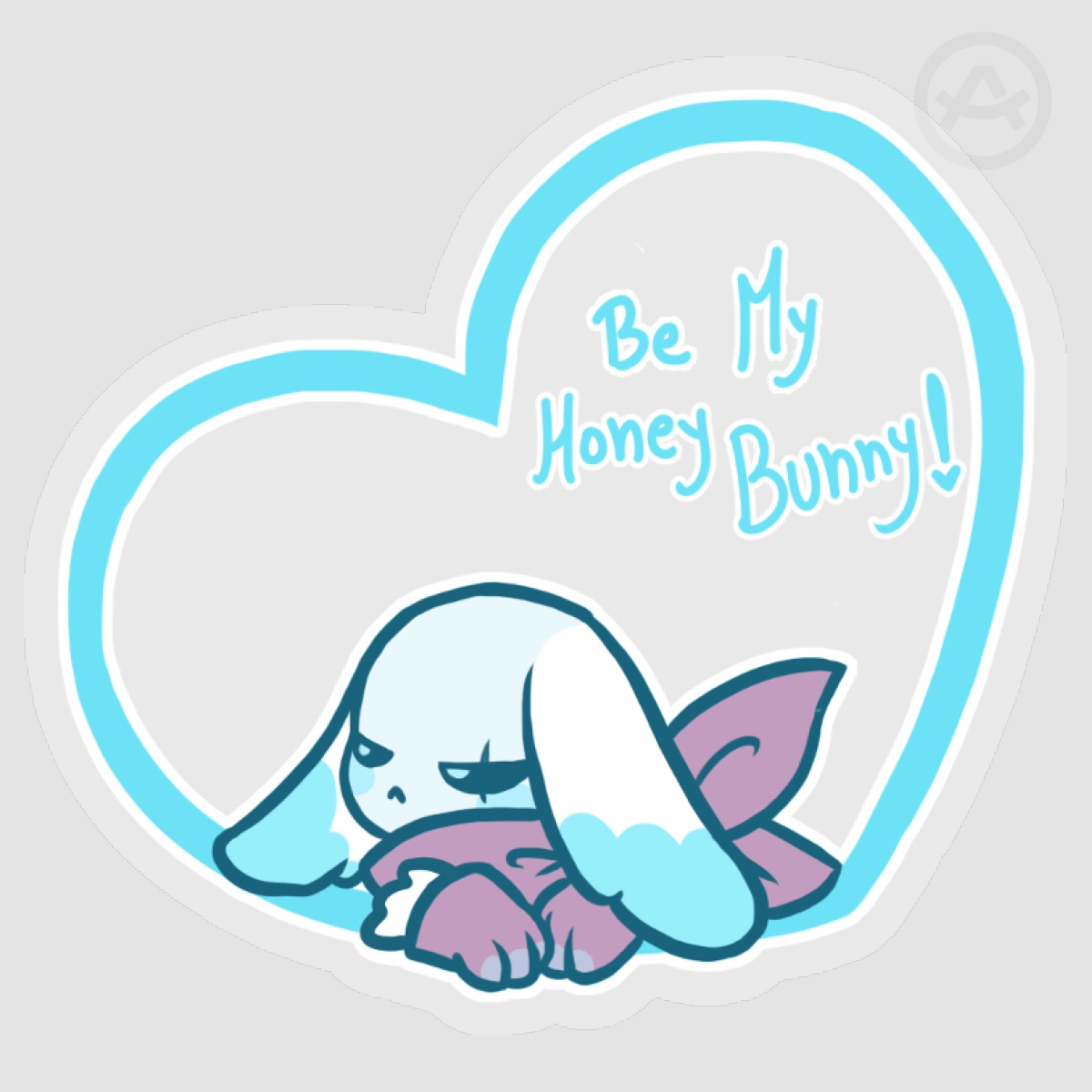 B-Lord Heart Clear Vinyl Stickers