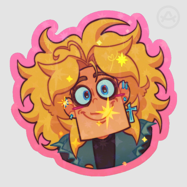 Glam Holo Star Sticker