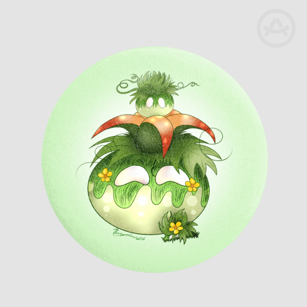 Dendro Slimes - Plush Badge