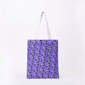 Micho Stamp Full-print Canvas Tote Bag - 15.3″x13.4″(39x34cm)