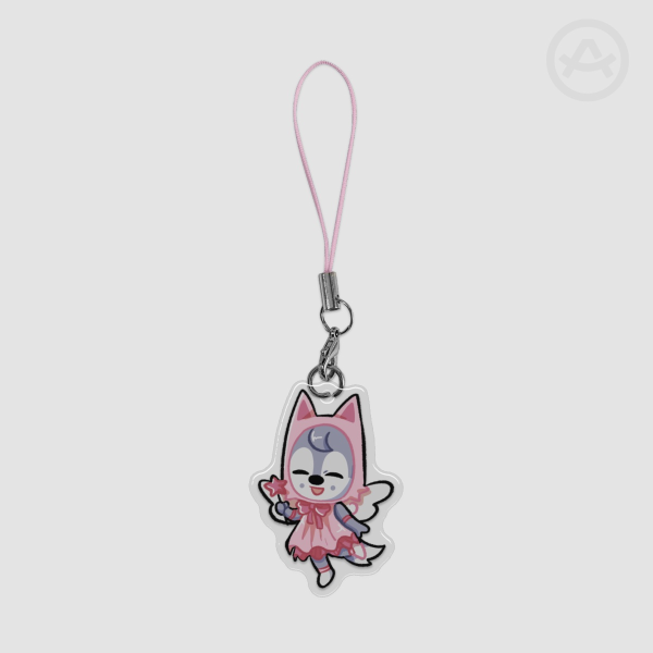 Fairy Wolf Phone Charm