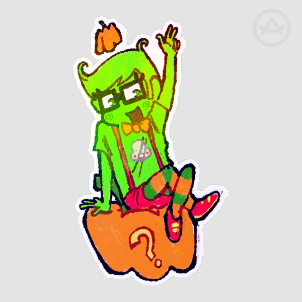 trickster jake sticker