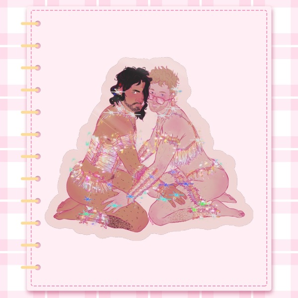BloodyMary Ryland Grace x Simon pinup holo foil sticker