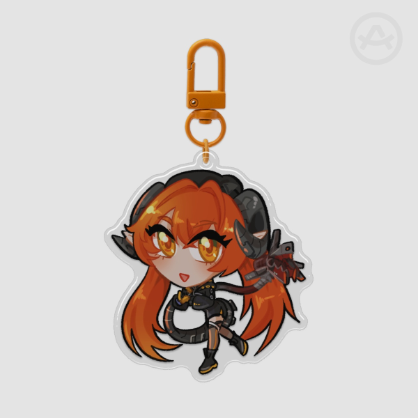 ZZZ Orphie and Magnus Epoxy Keychain
