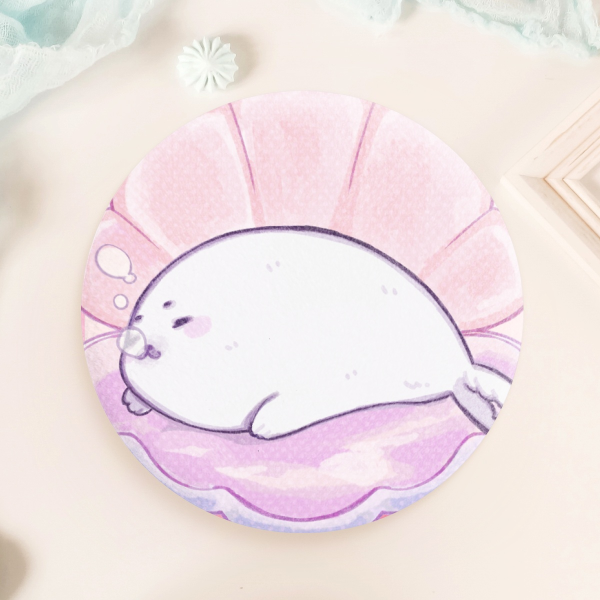 Eepy seal Plush Badges
