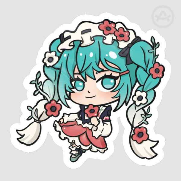 Miku - Flower Fairy Anemone Stickers