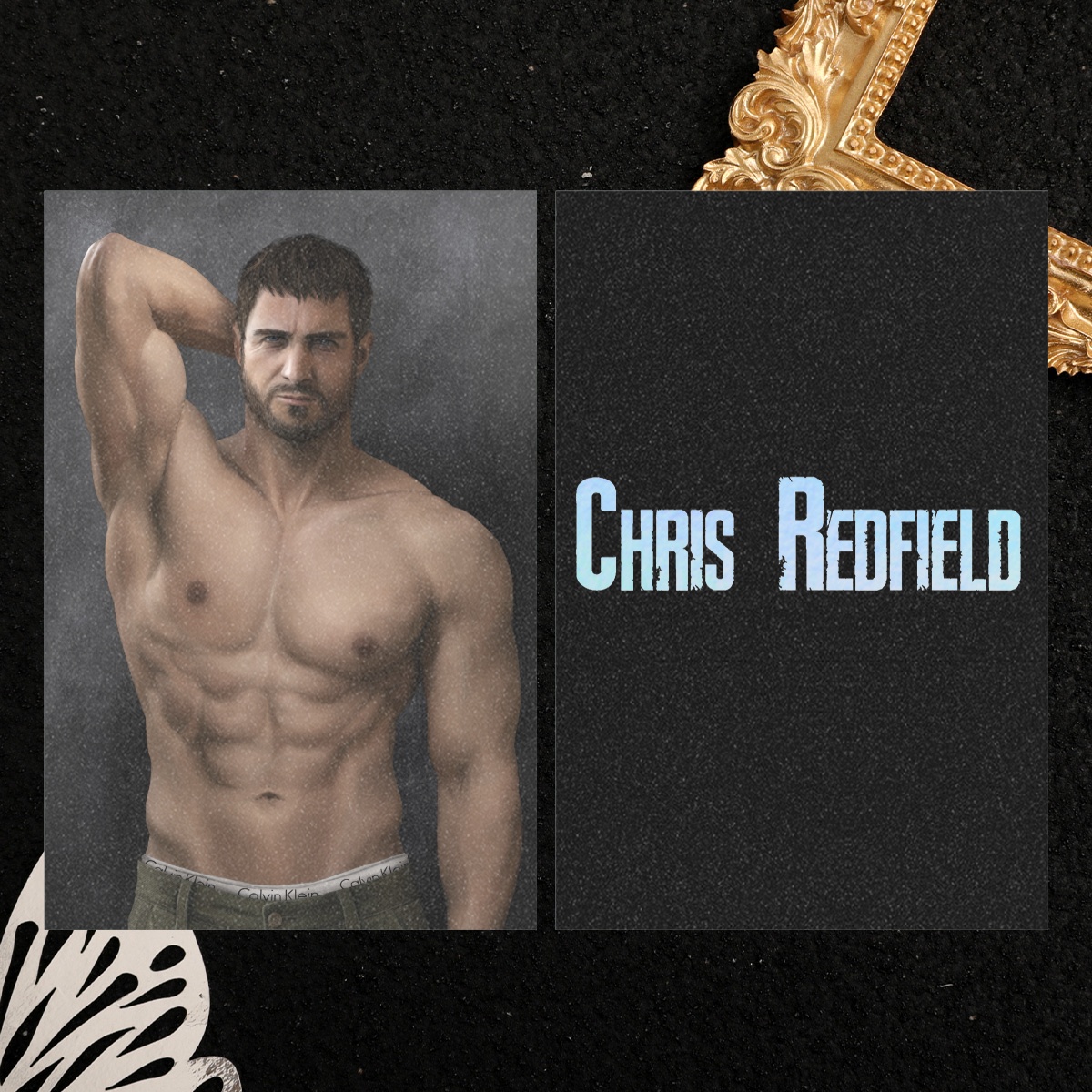 Chris Redfield Holographic Photocard