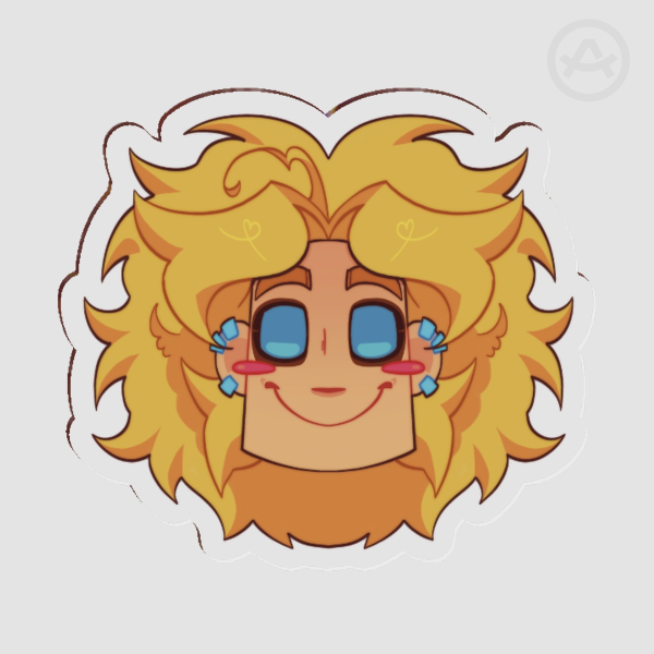Chibi Glam Acrylic Pin