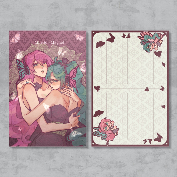 Magnet ft Hatsune Miku & Megurine Luka Postcards