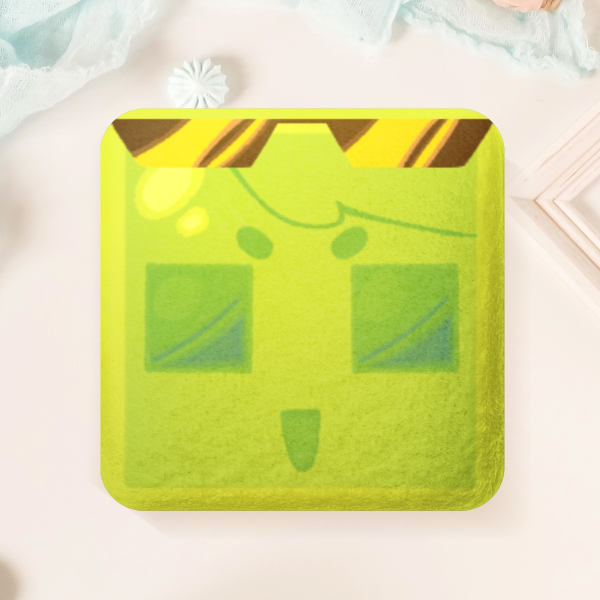 Averythemayo square plush badge - Minecraft SFAWTDE