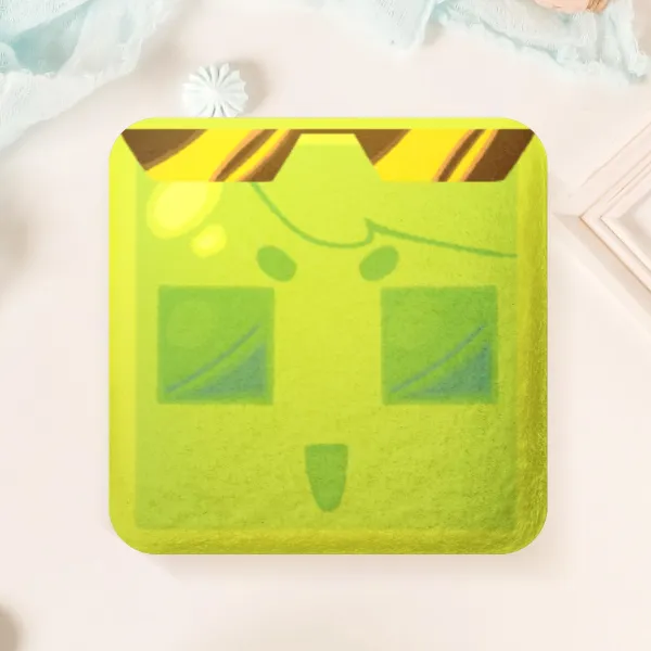 Averythemayo square plush badge - Minecraft SFAWTDE