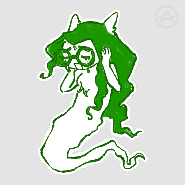 Jadesprite sticker
