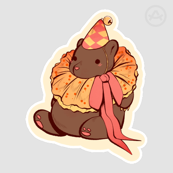 Circus Bear Sticker
