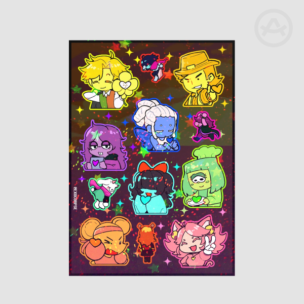 [UTDR] Chapter 5 Flowers Sticker Sheet