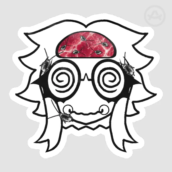 2-Inch ROACHES Vinyl Sticker