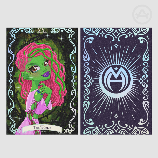 Monster Tarot The World Ivy