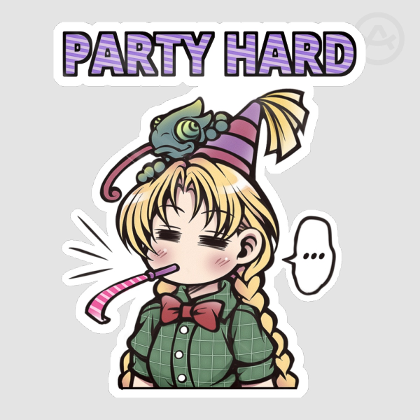 Party Hard - Sticker